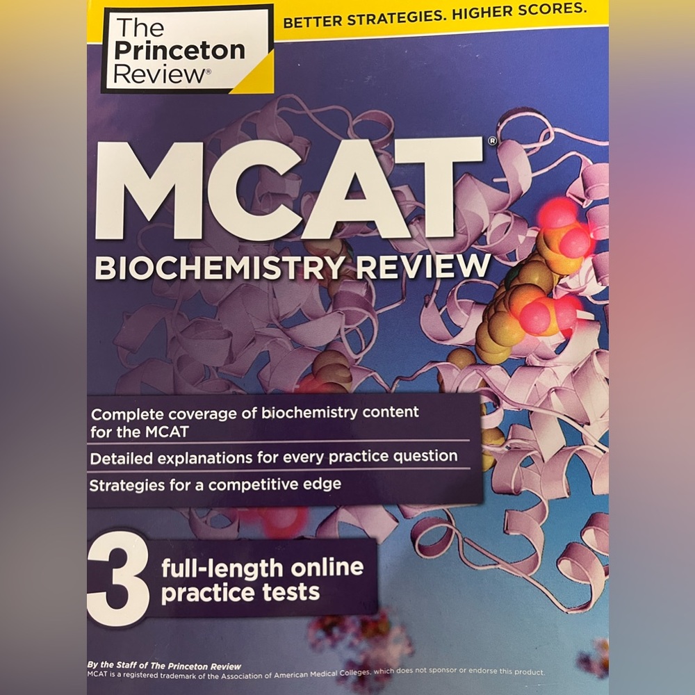 Princeton Review MCAT Biochemistry Book